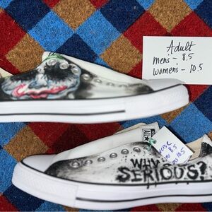 Converse Black and White Joker Sneakers